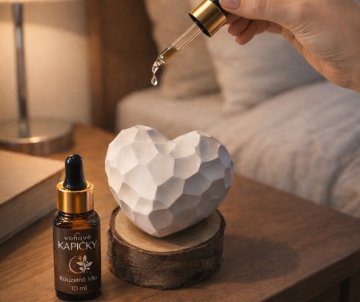 Keramická aroma srdíčka - Kouzelná Víla